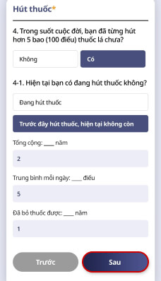 ĐIỀN PHIẾU KHÁM SỨC KHỎE TRỰC TUYẾN TRÊN ĐIỆN THOẠI