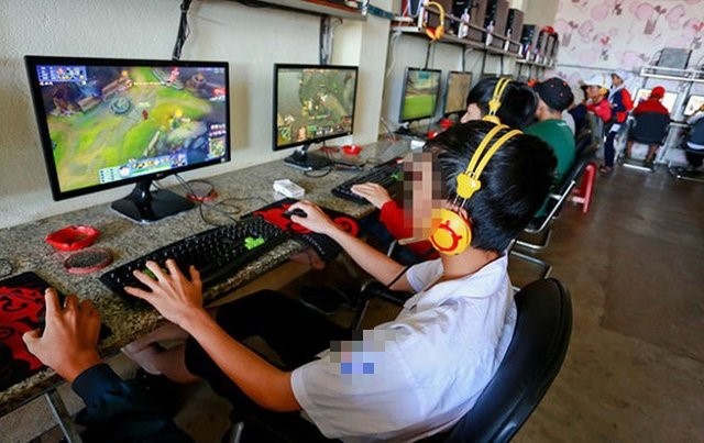 trẻ em nghiện game